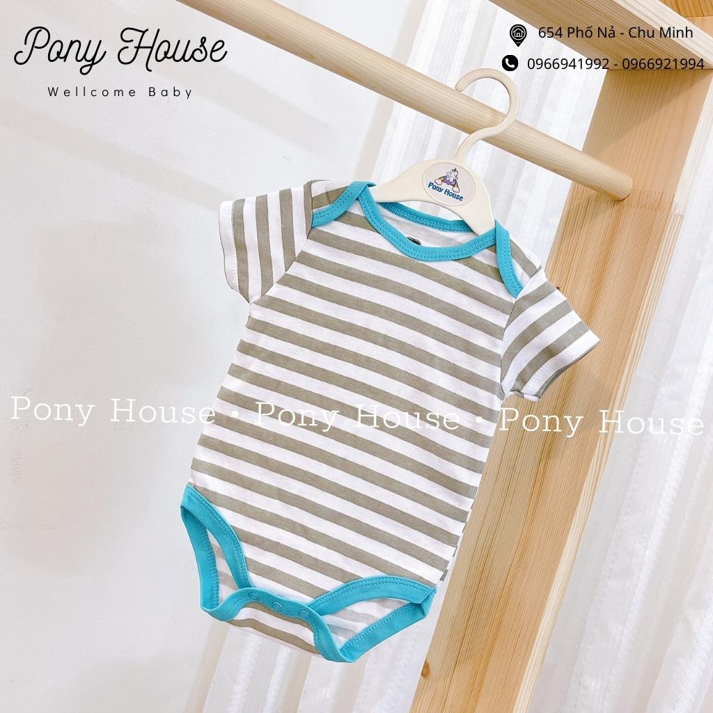 Body Chip Cộc Tay Be Lili Xuất Mỹ Chất Cotton Mềm, Mịn Cho Bé Trai Sơ Sinh đến 9 Tháng (0-3M đến 6-9M)