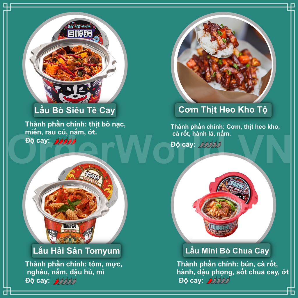 Lẩu Tự Sôi - Lẩu Trùng Khánh Chính Hãng - HCM Có Hàng Sẵn.