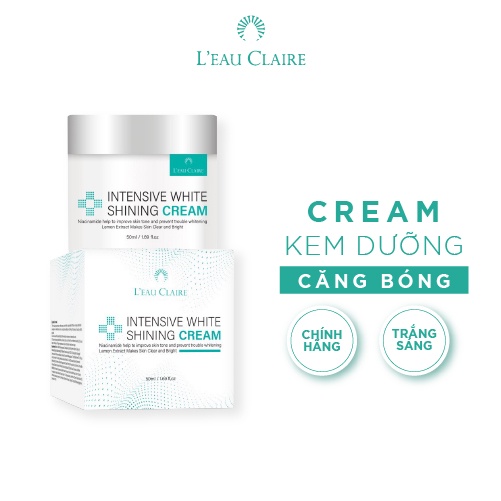 Kem dưỡng ẩm trắng da L'eau Claire Intensive White Shining Cream 50ml
