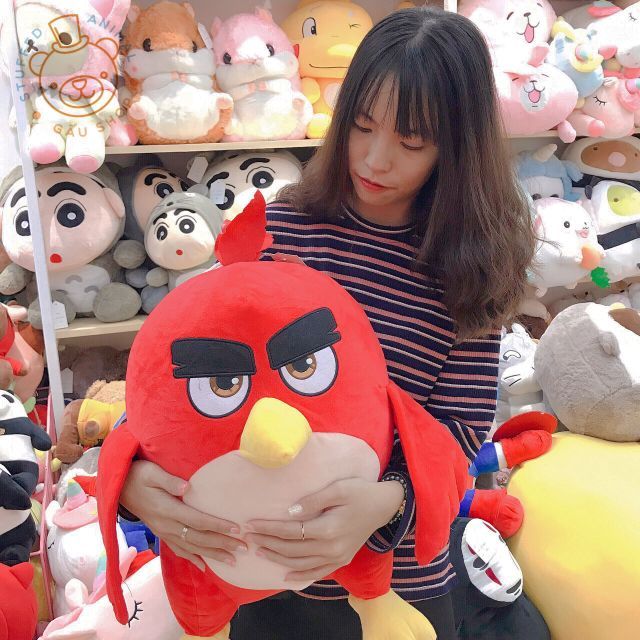 [Bán Chạy] Gấu bông Angry bird 2019 lông nhung mịn