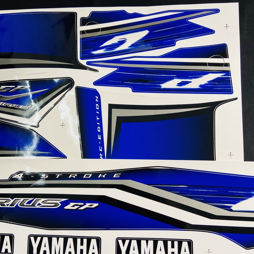 [CỰC RẺ]  BỘ TEM 3 LỚP MẪU ZIN HÀNG CAO CẤP CHO SIRIUS 110 PHIÊN BẢN GP KHÔNG FI SIÊU BỀN