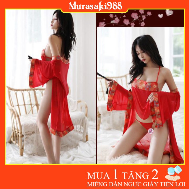Đồ ngủ xuyên thấu/ Cosplay - Set choàng + yếm Cosplay mỹ nhân Trung Hoa | BigBuy360 - bigbuy360.vn