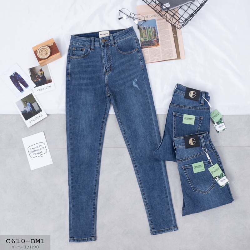 skinny Jean co giãn chất siêu mịn