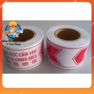 [Giá rẻ] Dây cảnh báo / Băng cảnh báo - Dùng chặn khu vực công trình, khu vực phong tỏa