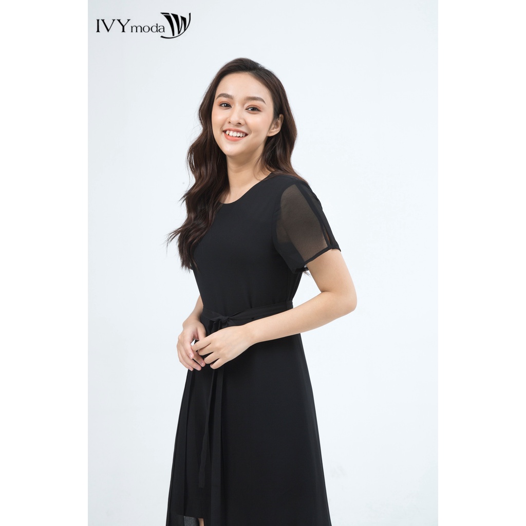 Đầm Chiffon cách điệu IVY moda MS 48M5224