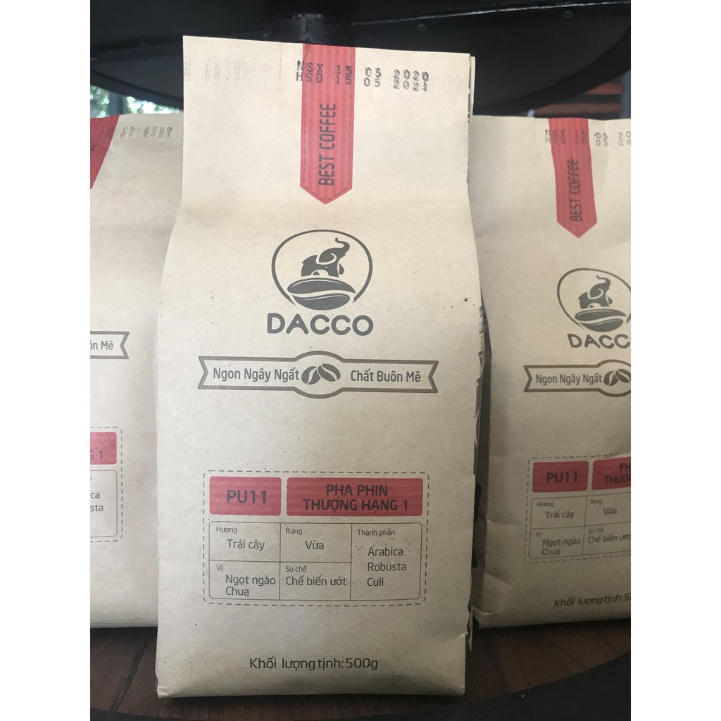 CAFE PHA PHIN NGUYÊN CHẤT- CHẤT LƯỢNG ĐẢM BẢO 500g ( GU CAFE MẠNH)