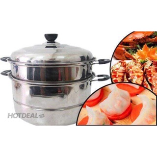 Nồi xửng hấp 3 tầng