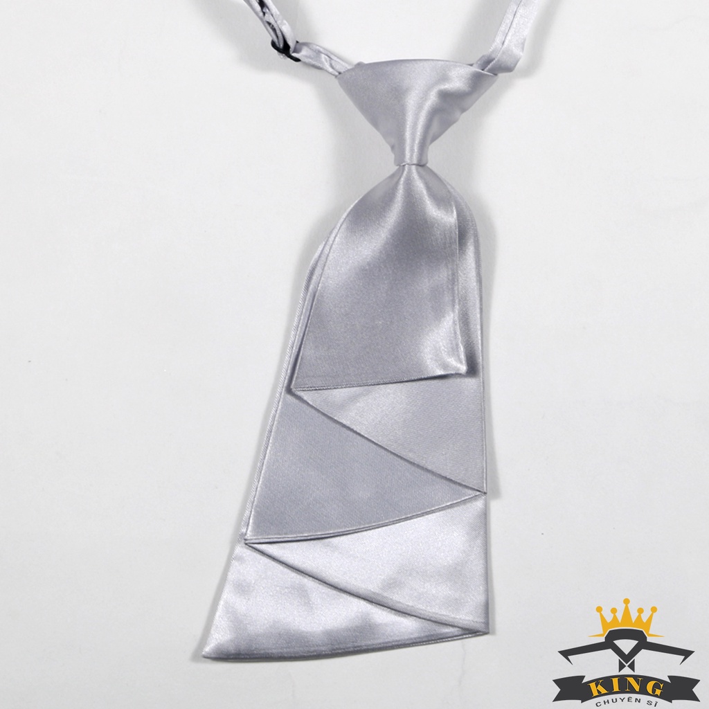 Cà vạt nữ KING học sinh và công sở vải mịn cao cấp caravat hàn quốc giá rẻ C24