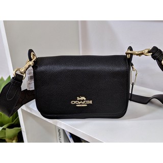 TÚI ĐEO CHÉO COACH F77979 MÀU ĐEN CHO NỮ