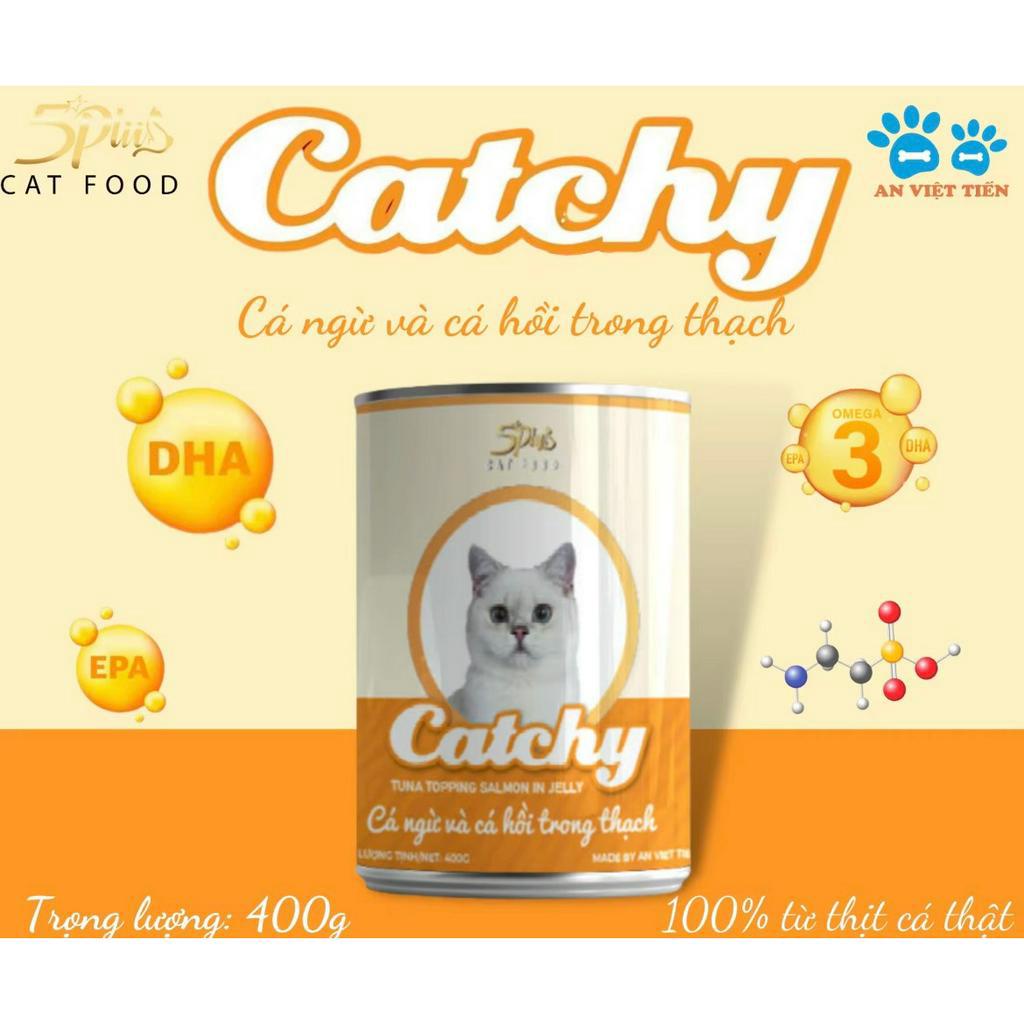 PATE MÈO CATCHY LON 400GR ĐỦ VỊ