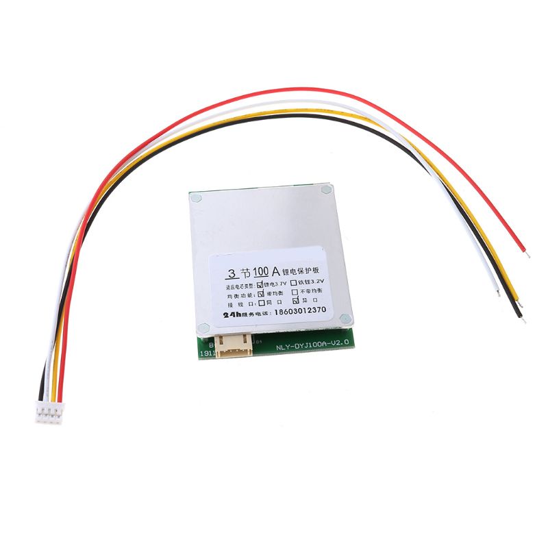 Bảng mạch cân bằng bảo vệ pin Lithium 3S 12V 100A BMS