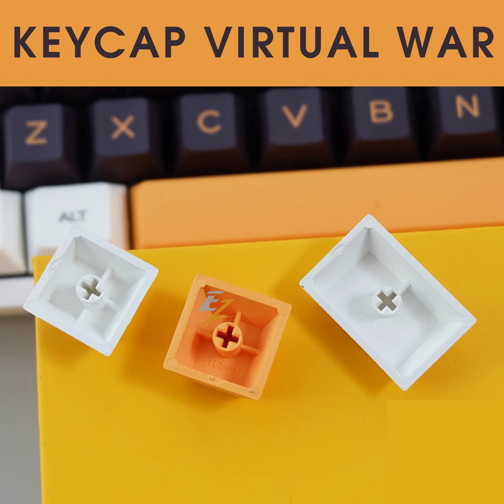 Keycap cho bàn phím Virtual War Cherry Profile Thick PBT 141 Phím | Gearbros