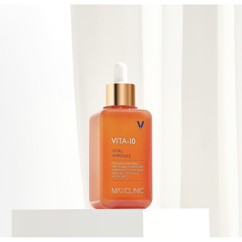 Tinh Chất Dưỡng Sáng Da Maxclinic Vita- 10 Vital Ampoule Chính Hãng Hàn Quốc - 100ml | Xù Korea