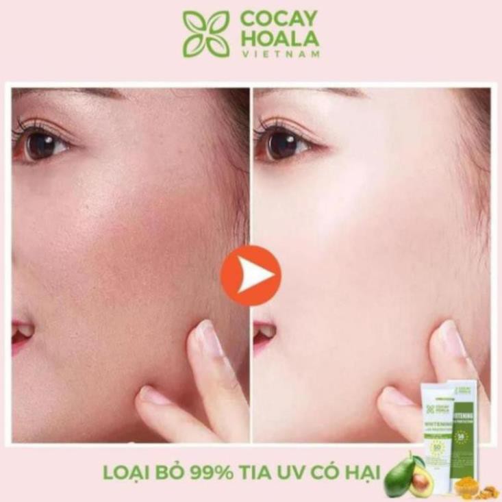 Kem chống nắng Bơ Nghệ Cocayhoala-kiềm dầu, chống thấm nước, nâng tông da, thay thế kem nền, chống nắng, dưỡng da 30ml | BigBuy360 - bigbuy360.vn