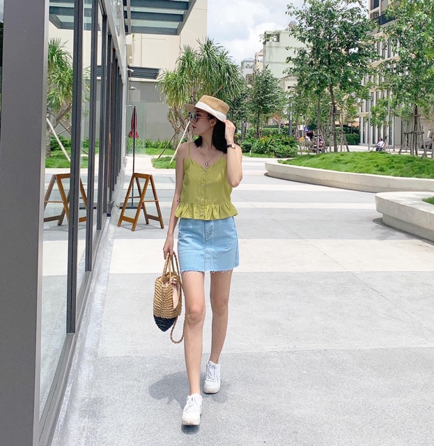 Chân váy Jean Xuất Xịn Siêu Vintage [ ẢNH THẬT ] | BigBuy360 - bigbuy360.vn