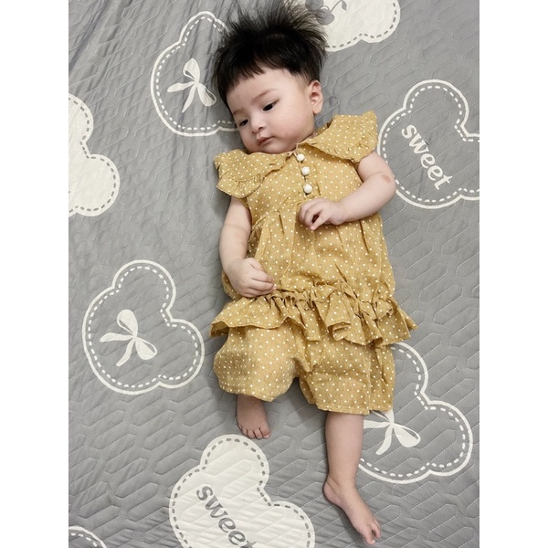 Bộ Mặc Ở Nhà Cho Bé Gái