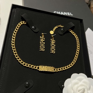 Set vòng cổ & bông tai jadior