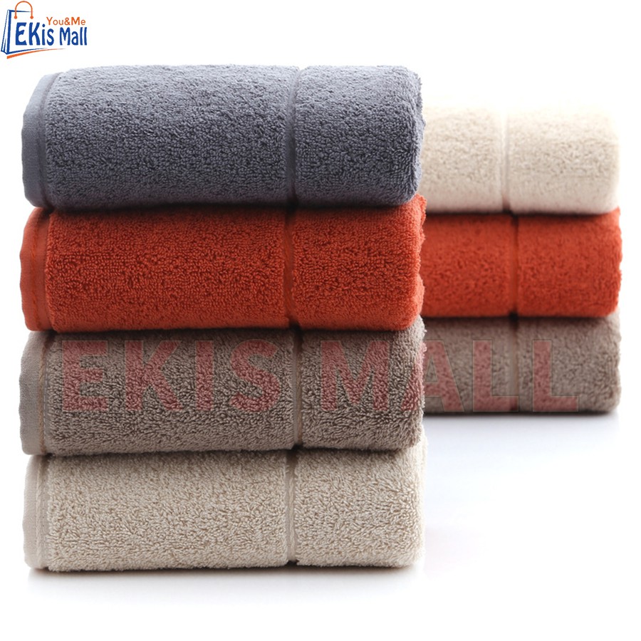 Khăn tắm Cotton xuất Âu chất đẹp Khăn mặt siêu thấm lông mềm