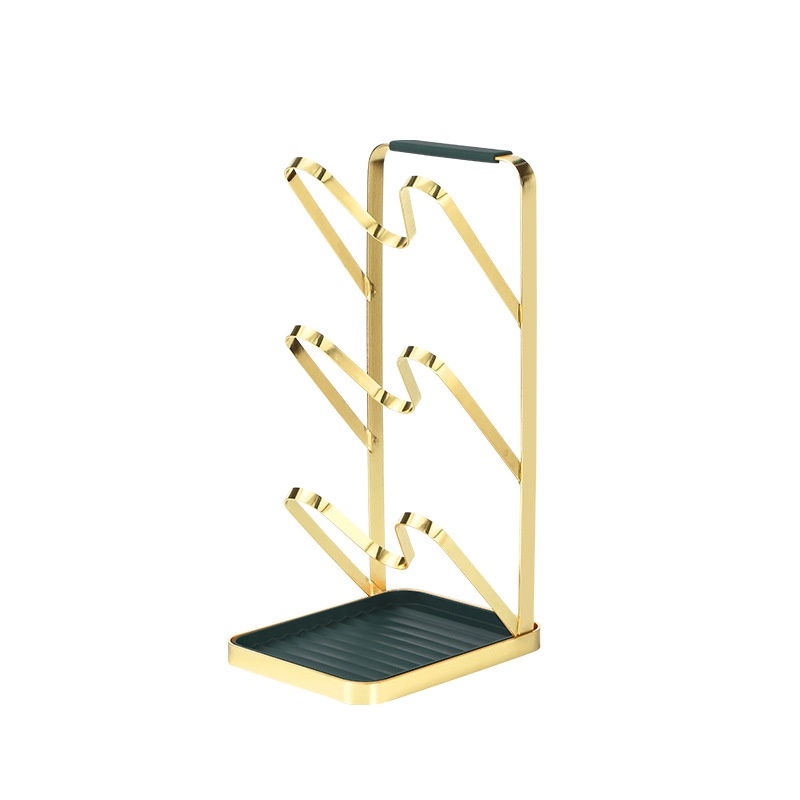 Giá Đỡ Nắp Nồi Chảo 3 Tầng Bằng Kim Loại Đa Năng 2 Trong 1