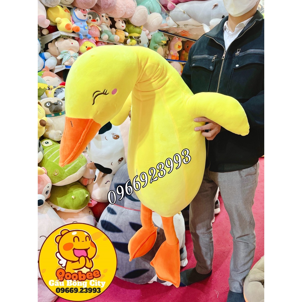 Gấu Bông Vịt Siêu To - Vịt Bông Biểu Cảm Cao Cấp Gấu Bông City
