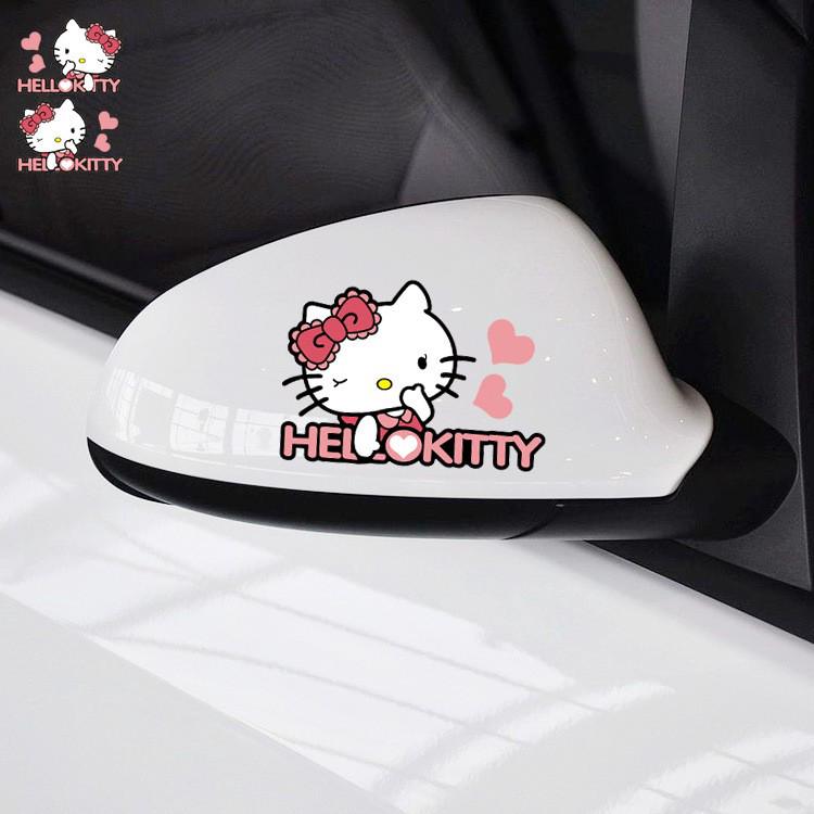 Sticker Hello Kitty Dán Trang Trí Xe Hơi