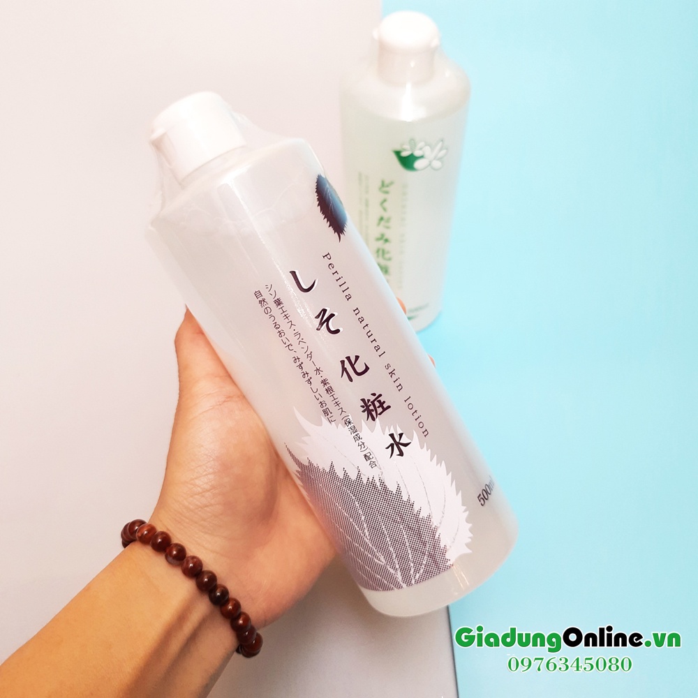 Nước Hoa Hồng Chiết Xuất Từ Lá Diếp Cá / Lá Tía Tô 500ml Hàng Nhật Nội Địa - Larva Store