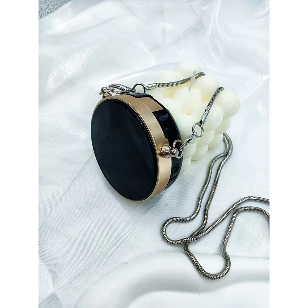 Túi Đeo Chéo Vai Có Gương Trang Trí Thời Trang Sành Điệu Dễ Phối Đồ Cho Nữ