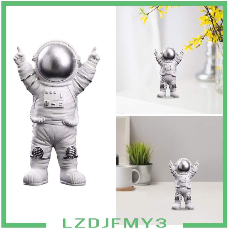 [giá giới hạn]] Cute Spaceman Statue Astronaut Sculpture Gifts Hotel Nursery Decor Crafts