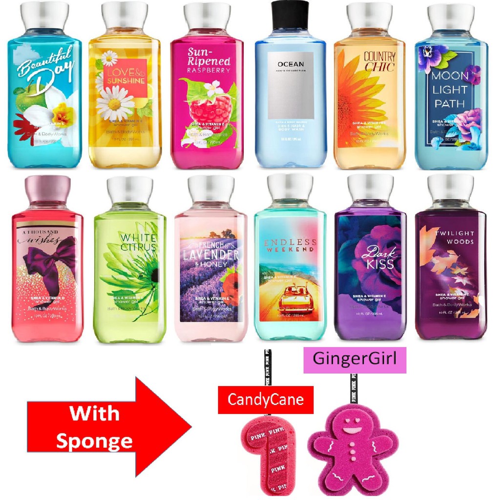 🍑 Gel Tắm Bath & Body Works Shower Gel nhiều mùi 295ml