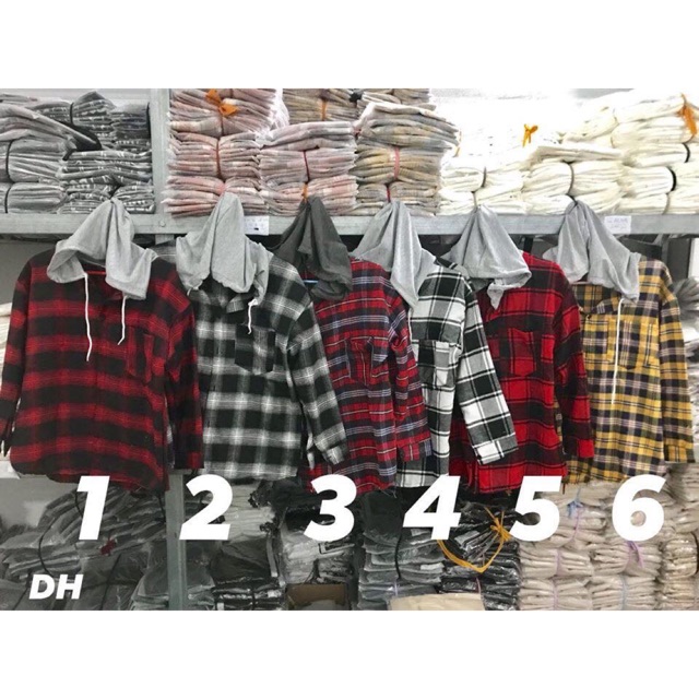 BST - bộ sưu tập áo sơ mi kẻ mũ siêu đẹp