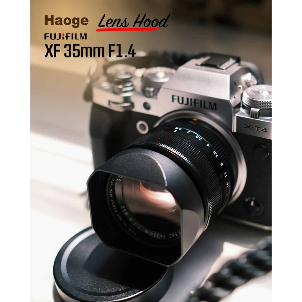 [Mã 159ELSALE hoàn 7% đơn 300K] Hood Haoge LH-X53B Dành Cho Ống Kính Fujifilm XF 60mm F2.4 XF 35mm F1.4 XF 18mm F2