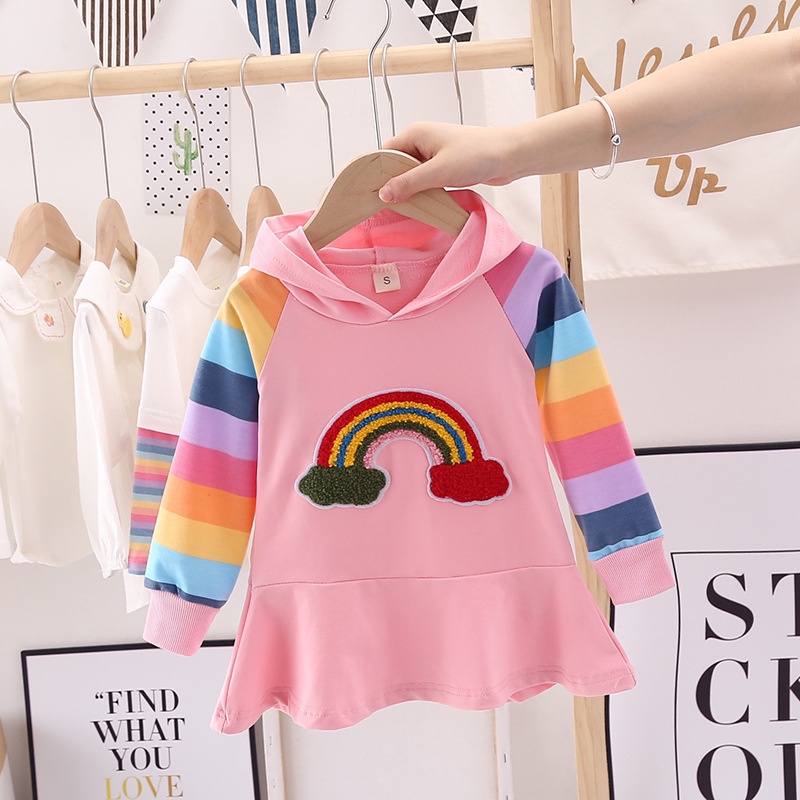 Áo Khoác Hoodie Tay Dài Thời Trang Mùa Thu Cho Bé 1-5 Tuổi