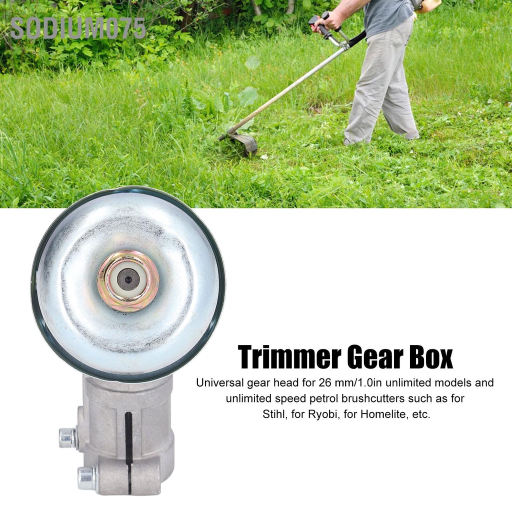 Có thể bán buôn Đầu cắt cỏ có đường kính 26mm / 1.0in đa năng Thay thế đầu bánh răng để cải tạo đất Cắt bụi Hàng giao ngaySodium075