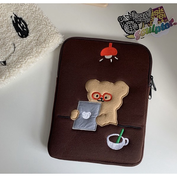 Túi đựng laptop 11 inch 13/14inch 15/15.6inch kiểu dáng dễ thương phong cách Hàn Quốc