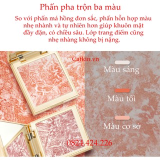 Phấn má hồng nội địa trung Catkin cực kỳ đáng yêu và sáng da 💕