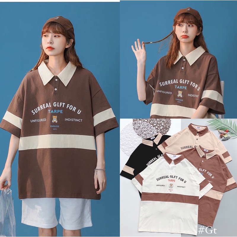 Thun Polo Phối Màu Hàng Quảng Châu Ulzzang