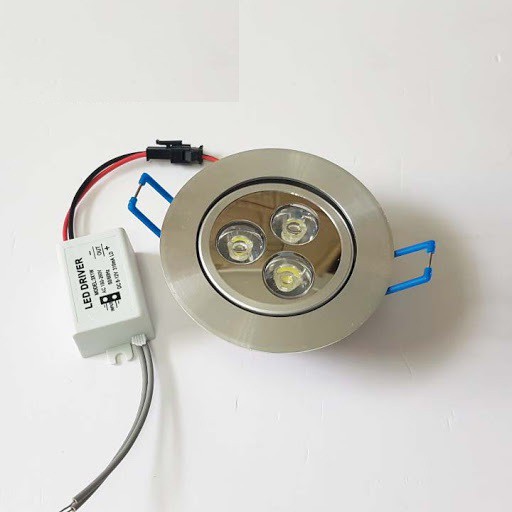 Đèn Led âm trần mắt ếch 3w khóe lỗ 65mm