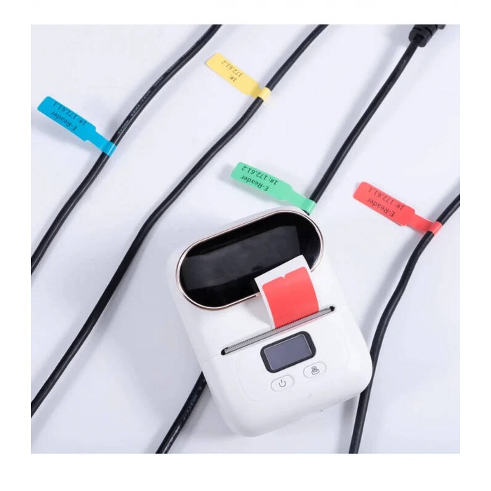 Nhãn Cáp 25 X 38mm, Màu Trắng, KTC-F2538-40-100