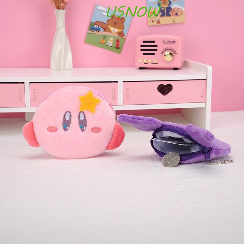 Ví Đựng Tiền Xu Mini Có Khóa Kéo In Họa Tiết Kuromi Kirby Hoạt Hình Dễ Thương Cho Nữ