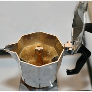 Ấm, bình pha cà phê moka espresso tại nhà 6 cup. Phin pha cà phê. Loại inox 300ML. BH 1 tháng