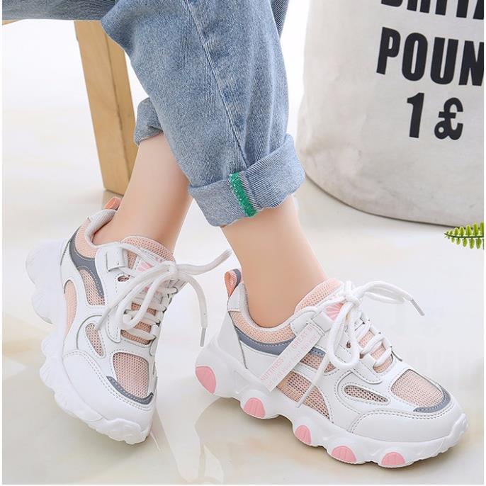 ĐẲNG CẤP TT GIÀY THỂ THAO BÉ GÁI 5-14 TUỔI HÌNH HOA CÚC ĐẾ ÊM VẢI MỀM THỜI TRANG G69 & .