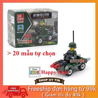 Đồ chơi lắp ghép ô tô cho bé