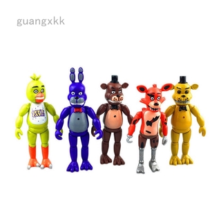 Bộ 5 mô hình nhân vật Five Nights at Freddy's FNAF kích thước 5.5"