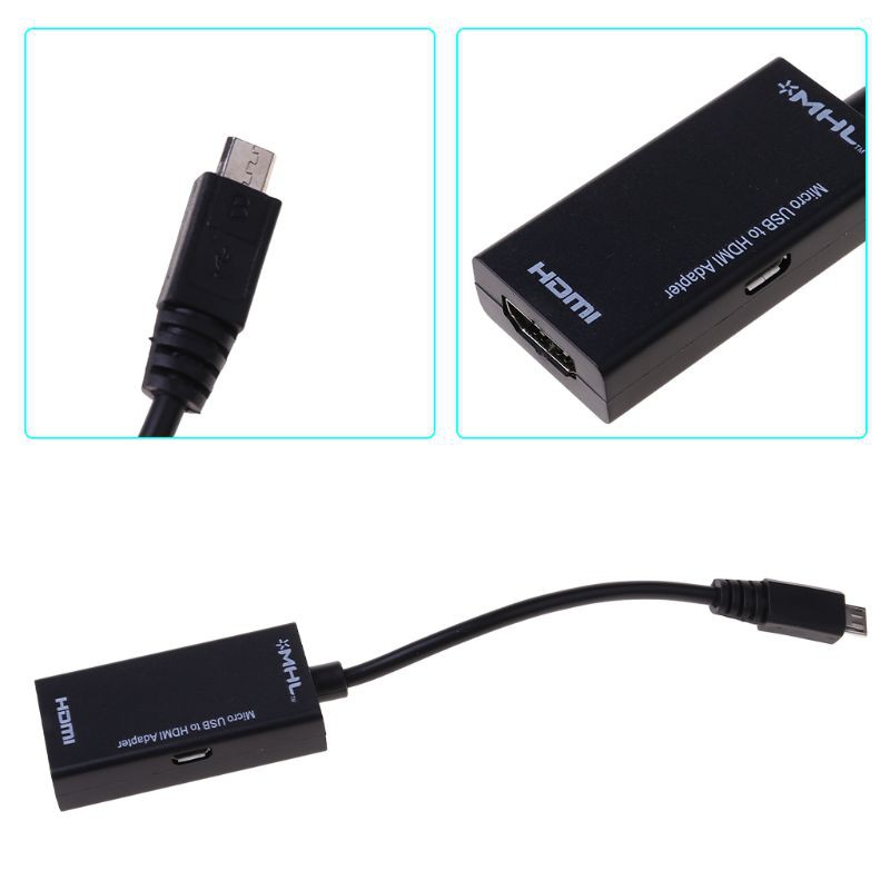 Đầu Chuyển Đổi 5 Pin Micro Usb 1080p Mhl Sang Hdmi Hdtv Cho Samsung Galaxy S4 S3 Note2