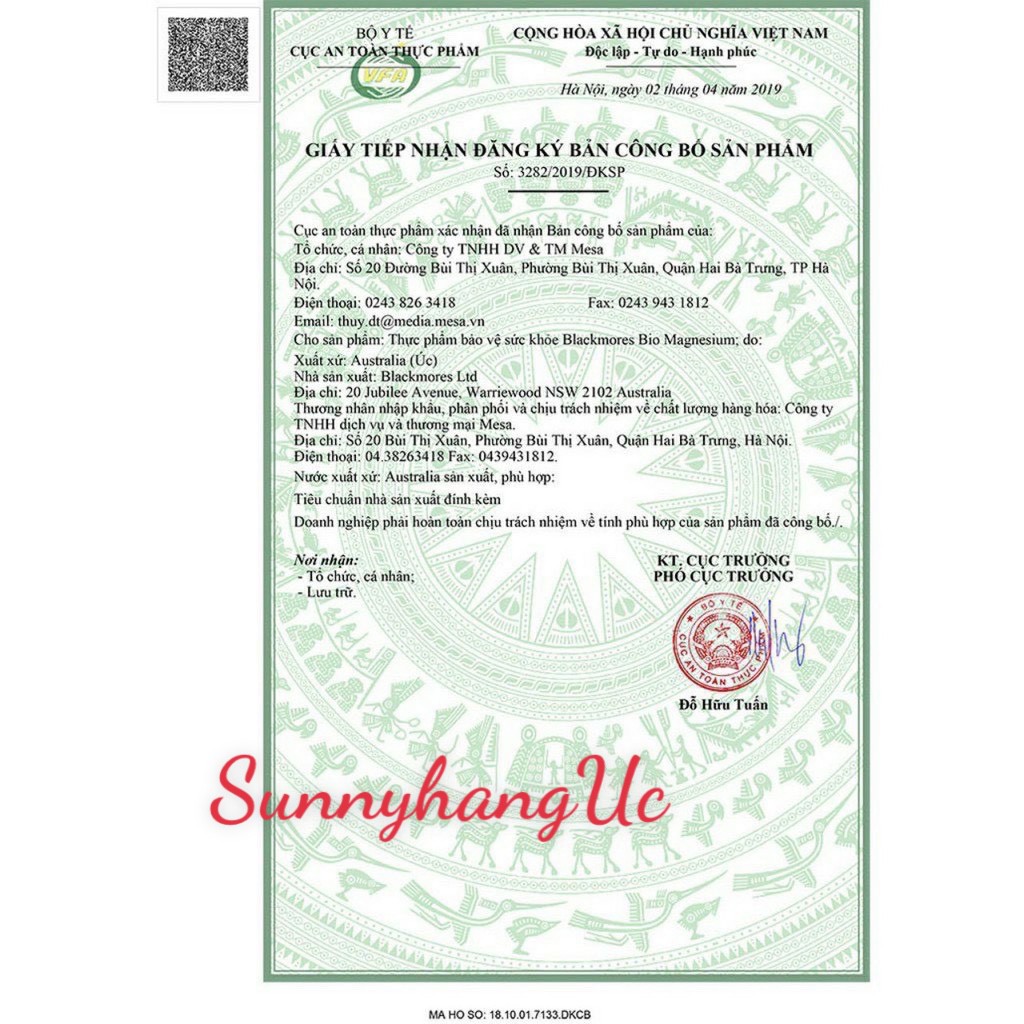 VIÊN UỐNG BỔ SUNG MAGIE BLACKMORES