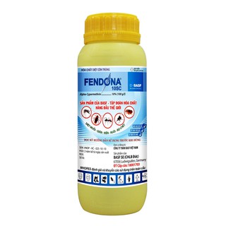 THUỐC DIỆT MUỖI, GIÁN, KIẾN VÀ CÔN TRÙNG FENDONA 10SC 0.5 Lít