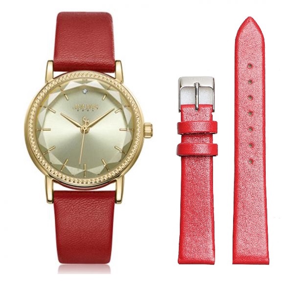 Dây da đồng hồ size 16 Julius  - Leather chính hãng nhiều màu