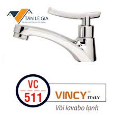 Vòi lavabo, vòi rửa mặt lạnh cao cấp VINCY VC511