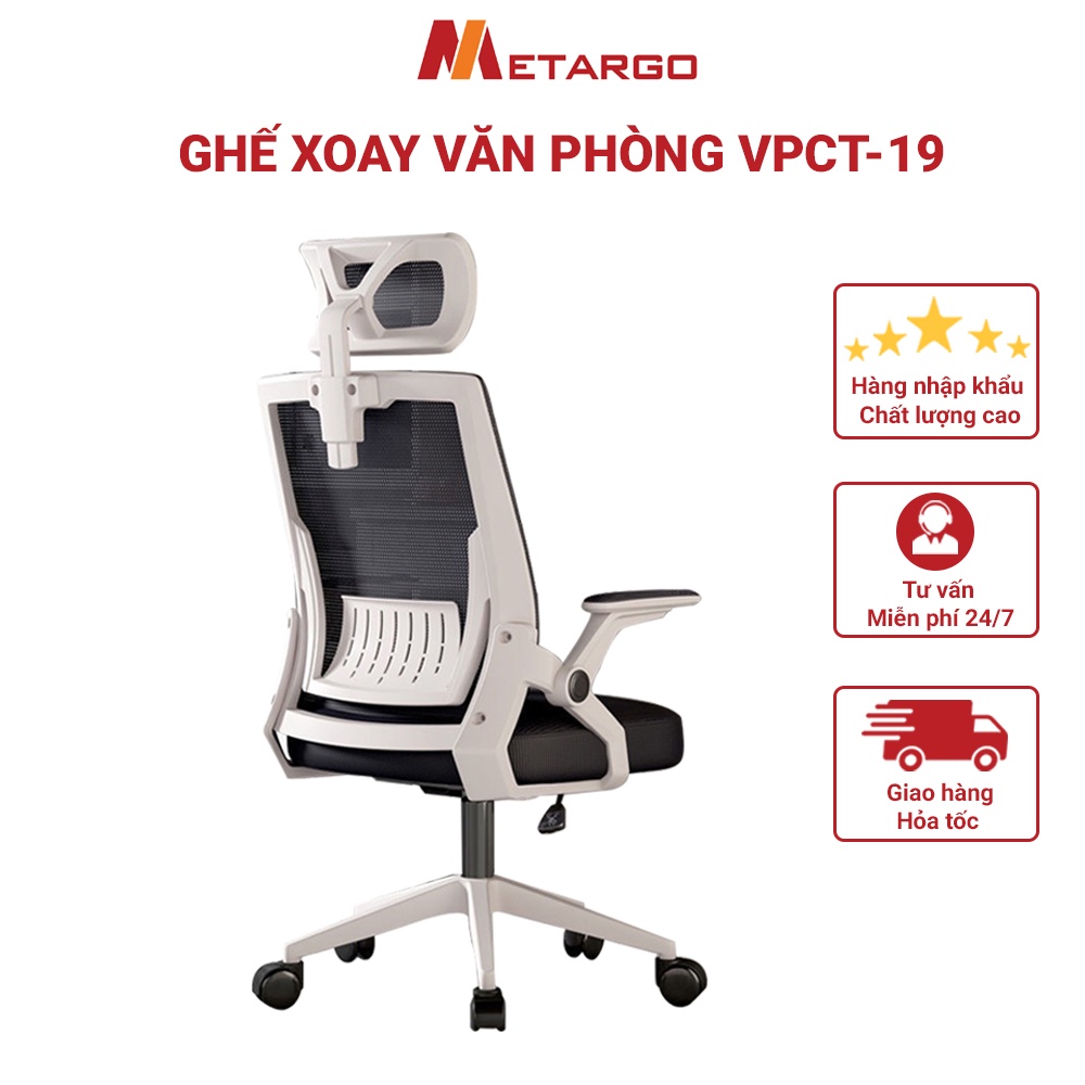 Ghế Xoay Văn Phòng ,Làm Việc VPCT19 Cao Cấp Siêu Tiện ích (Có Video Minh Họa )