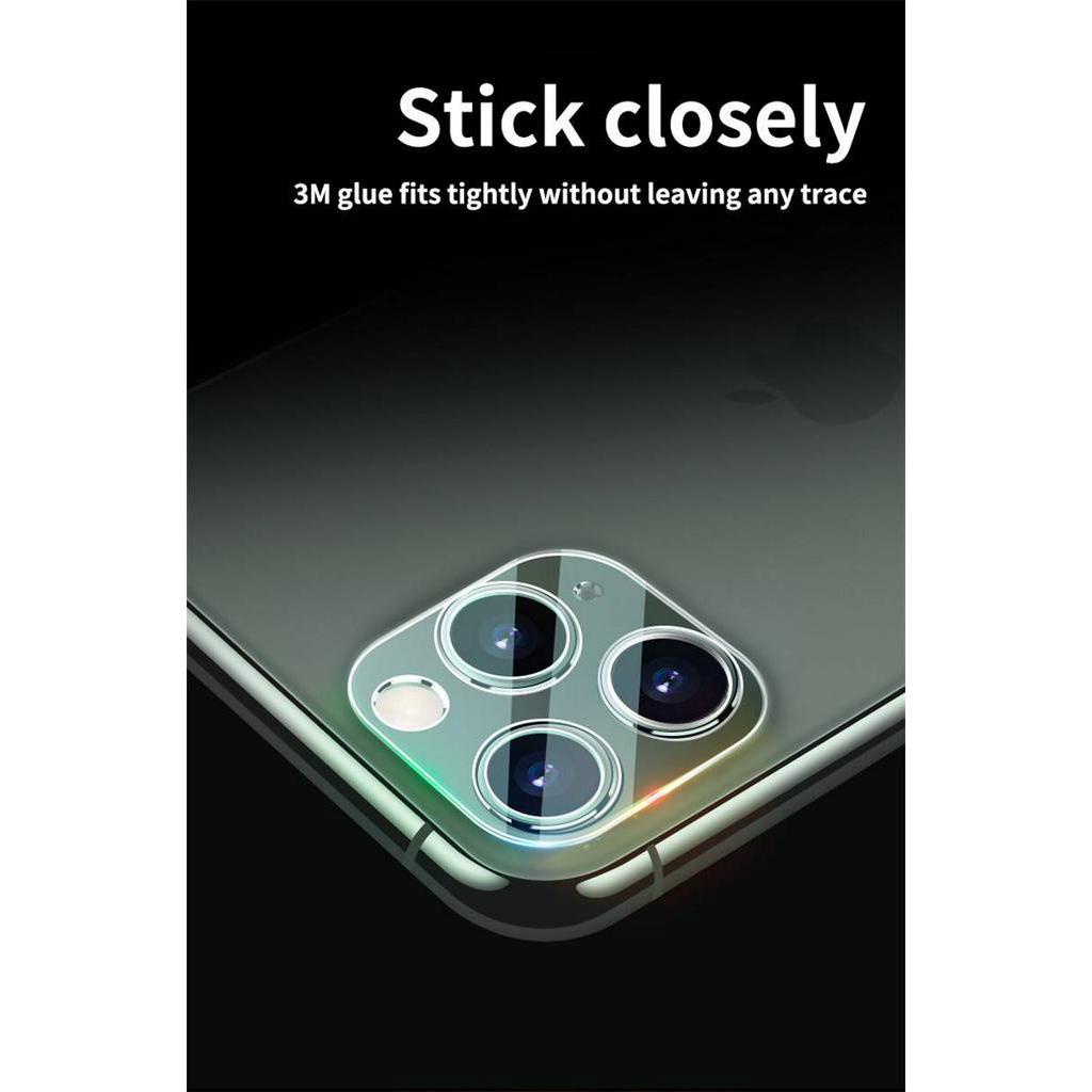 Kính cường lực bảo vệ camera sau điện thoại 9D thích hợp cho iPhone 12 11 Pro Max 6 7 8 Plus XS Max XR